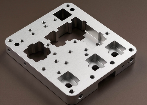 High-Precision CNC Milled Aluminum Mounting Plate for Industrial Automation Equipment