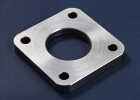 Square stainless steel CNC parts-3