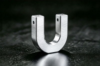 Brushed surface finish for CNC machined metal parts, linear grain brushing texture for aluminum, stainless steel components