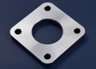 Square stainless steel CNC parts