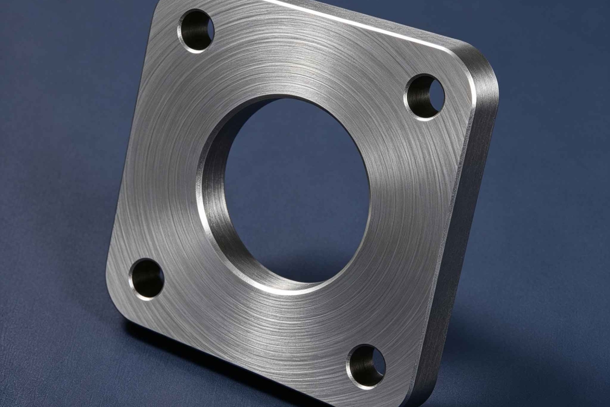Square stainless steel CNC parts-2