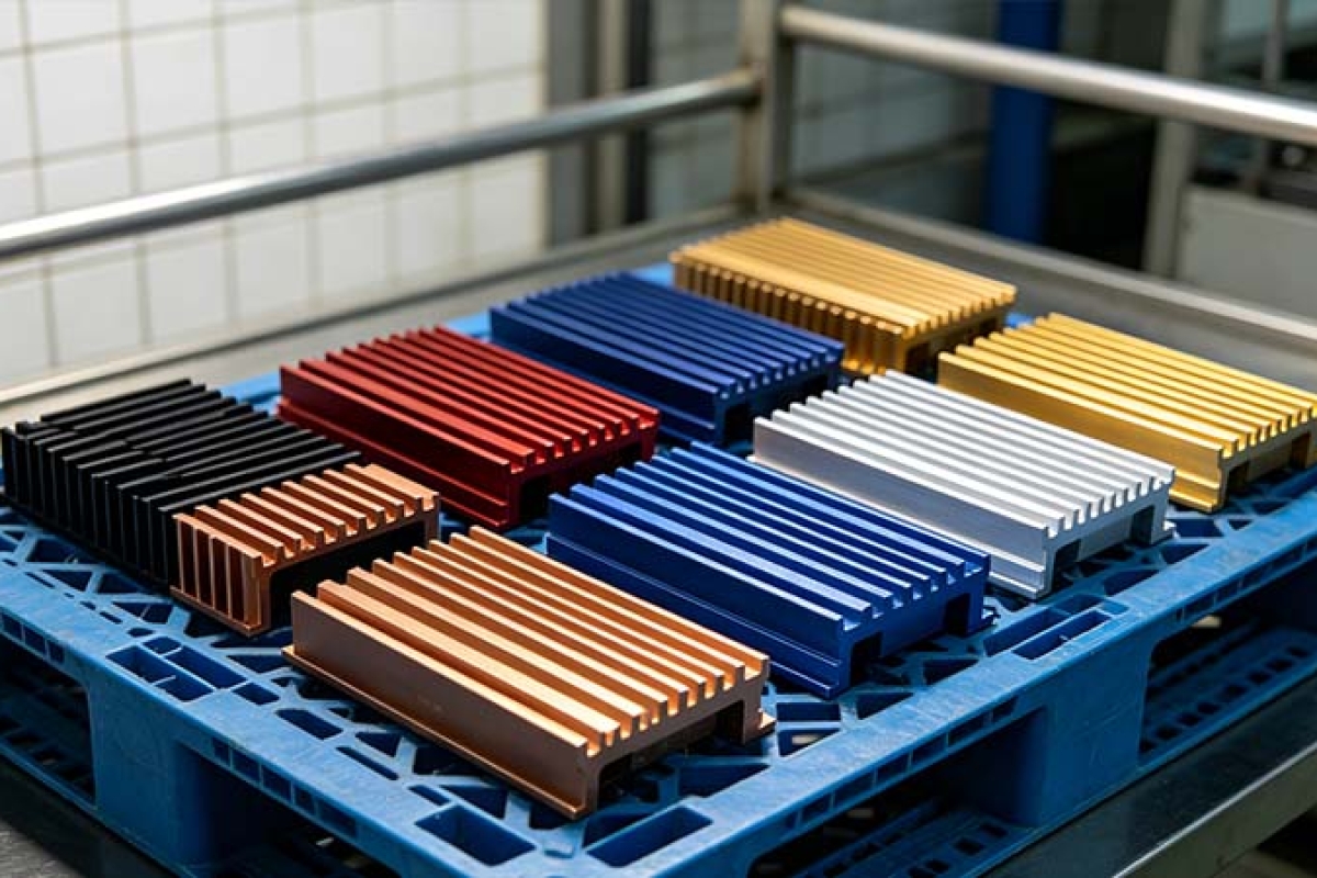 CNC parts surface treatment workshop